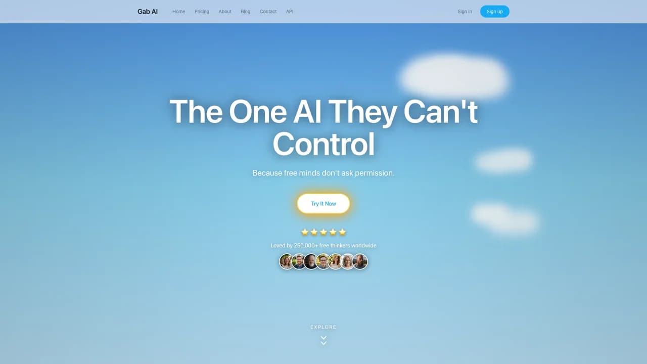 gab-ai screenshot