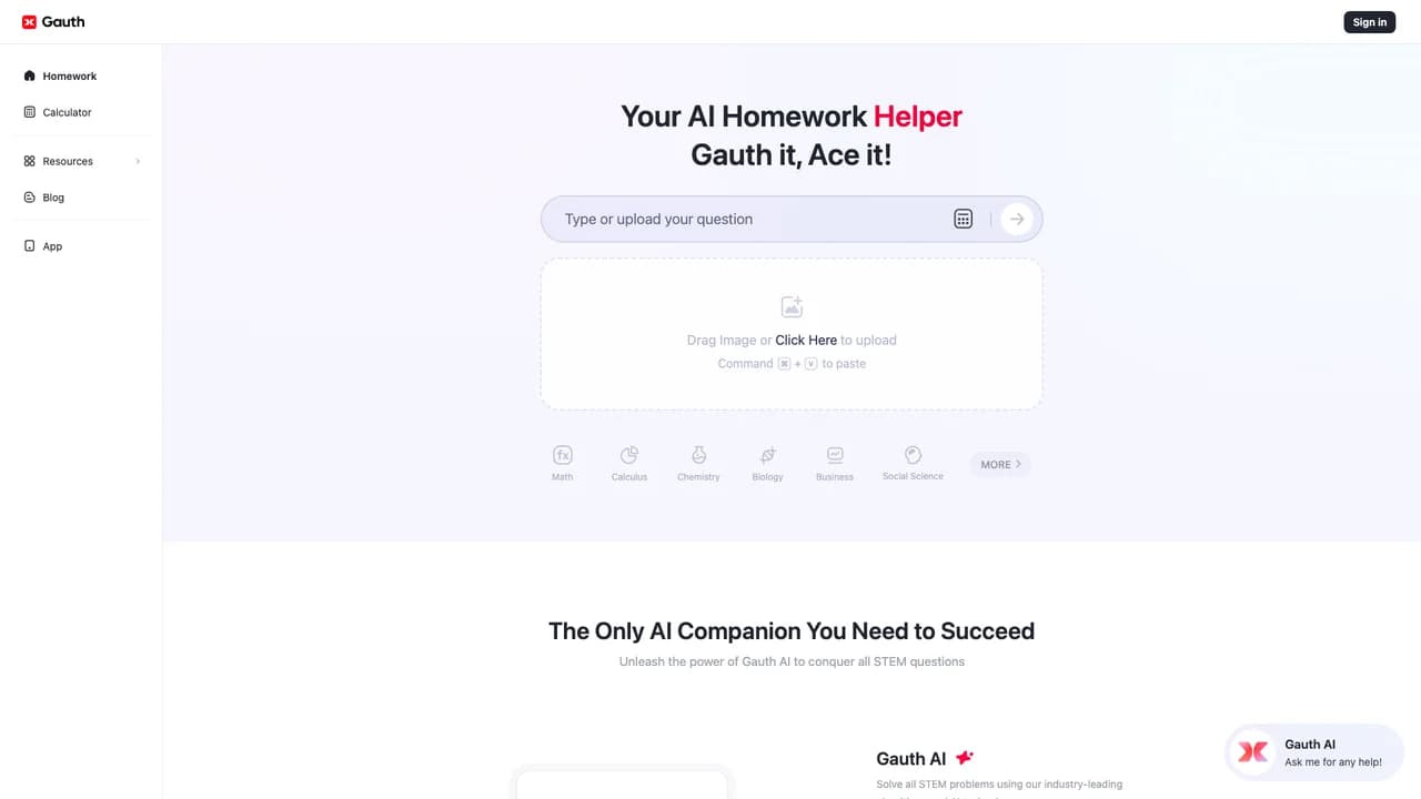 gauthmath screenshot