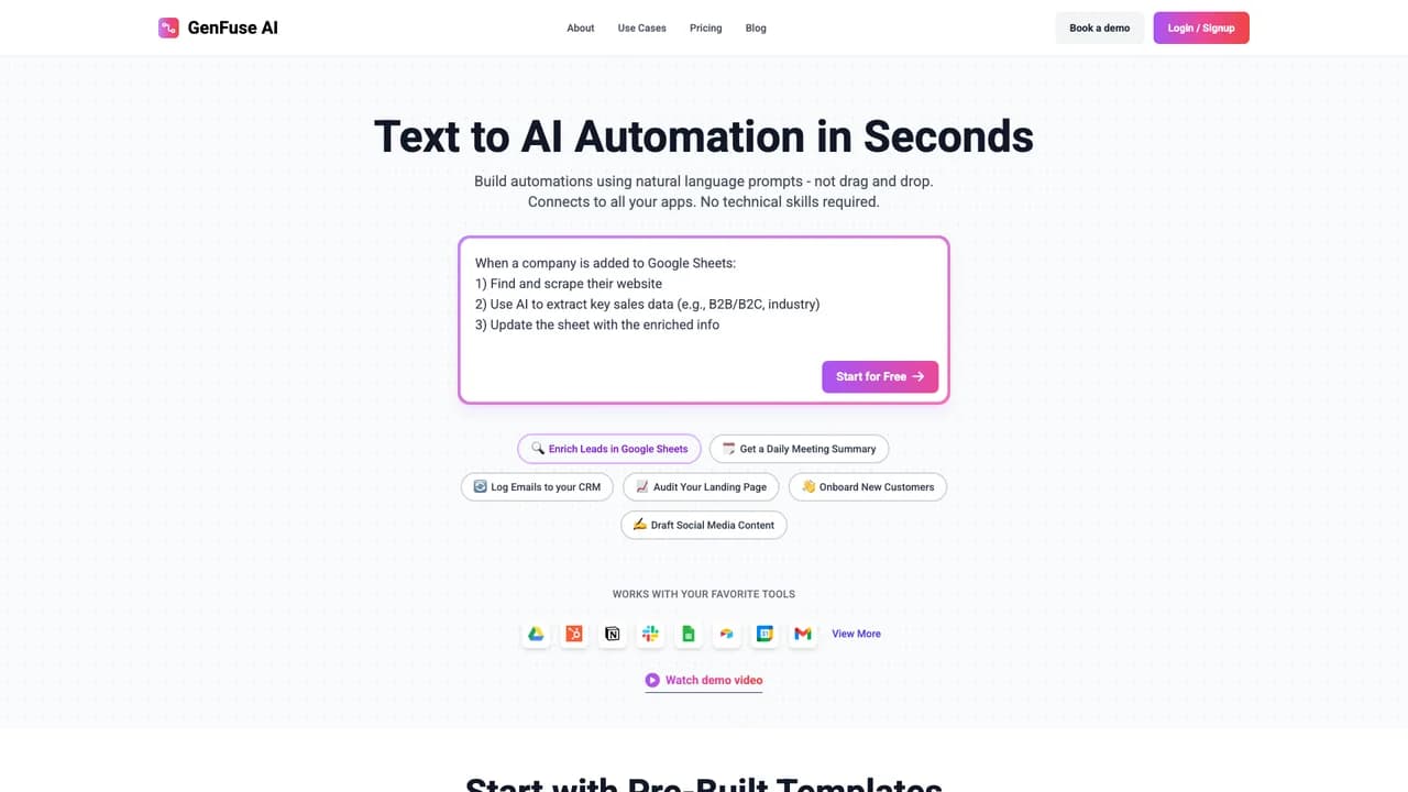 genfuse-ai screenshot