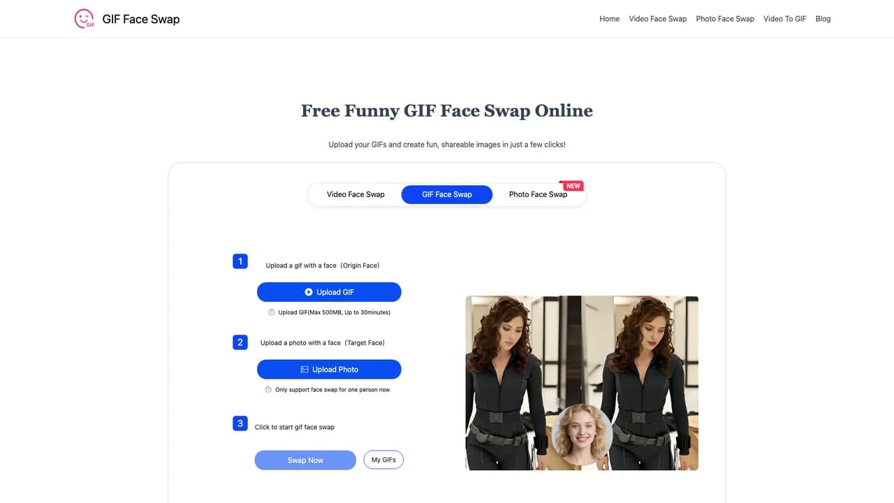 giffaceswap screenshot
