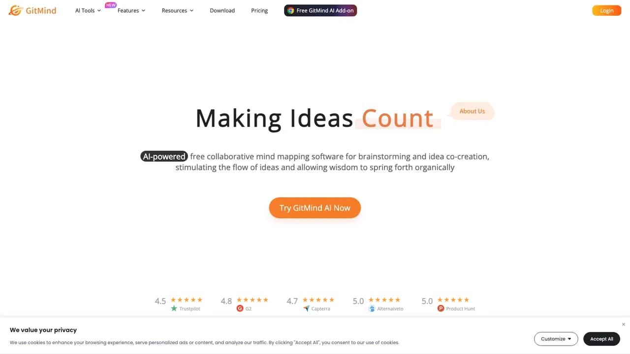 gitmind screenshot