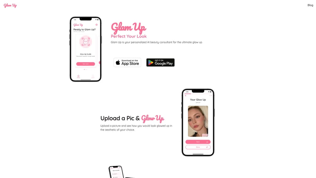 glam-up-ai screenshot