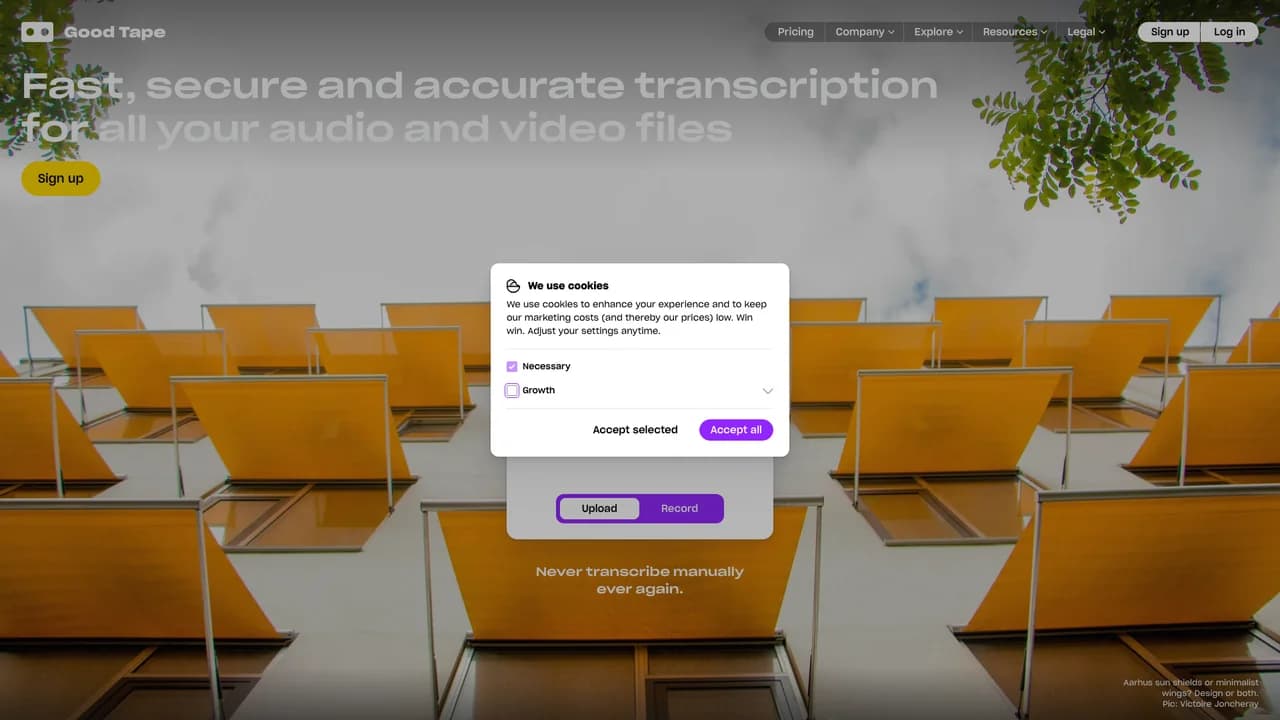 good-tape screenshot
