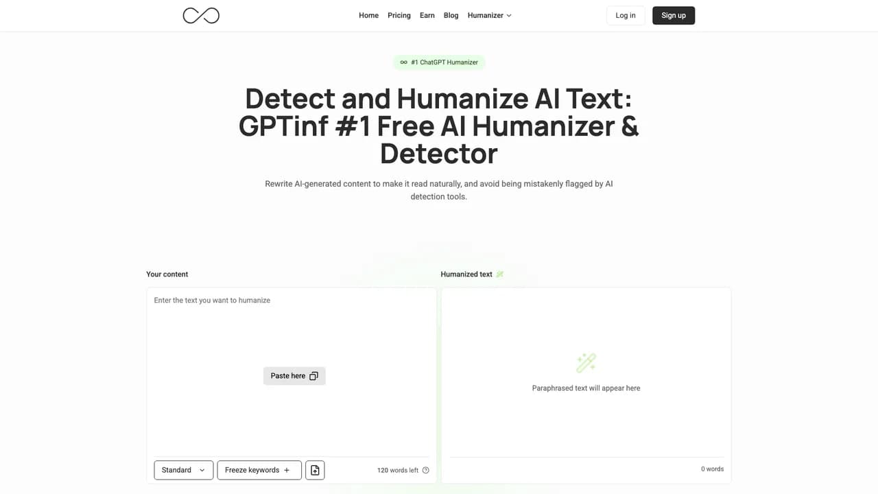 gptinf screenshot