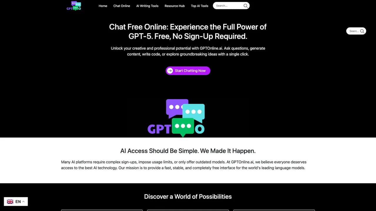 gptonlineai screenshot