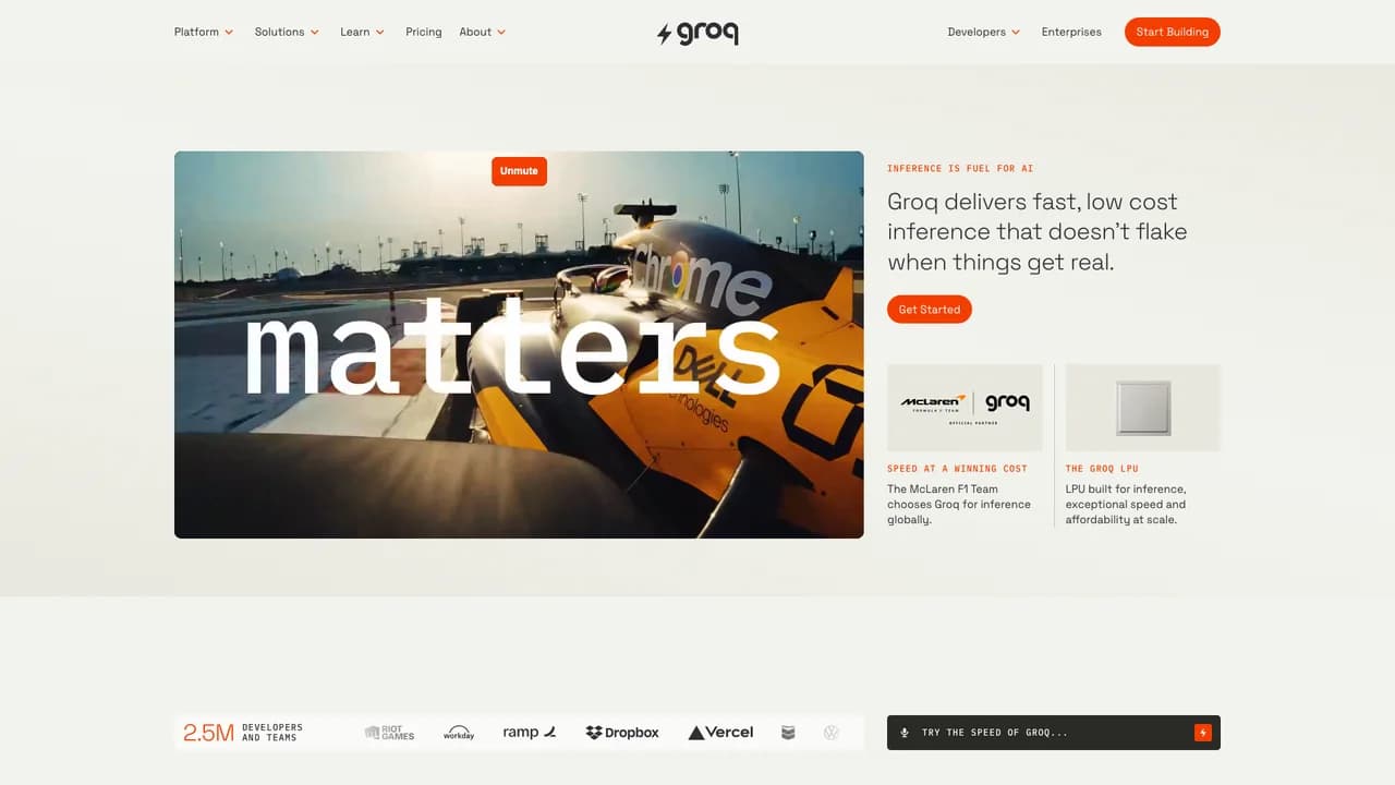 groq screenshot