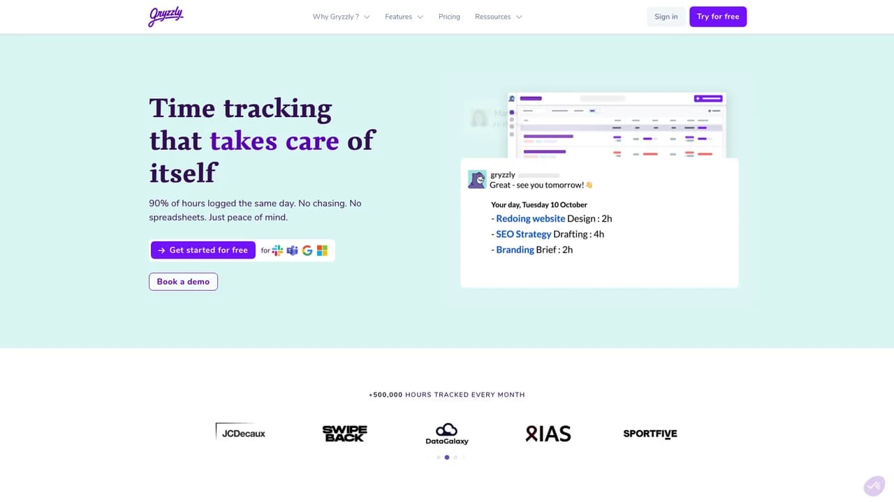 gryzzly screenshot