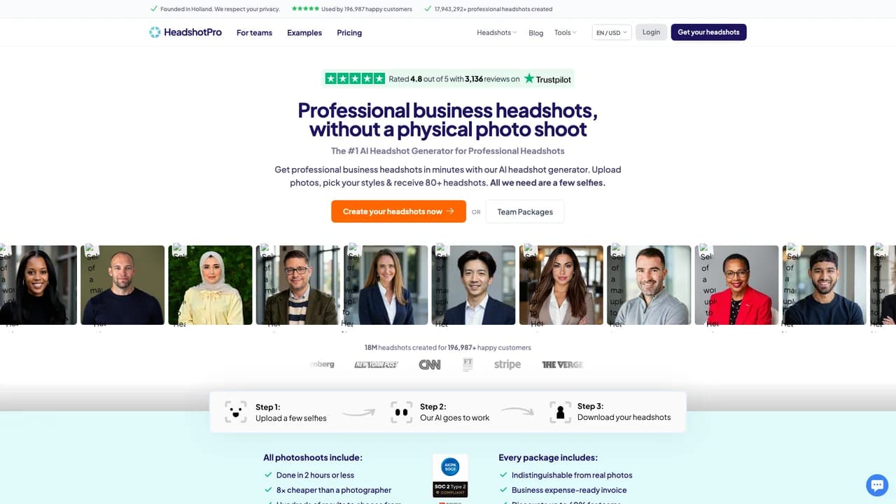 headshotpro screenshot