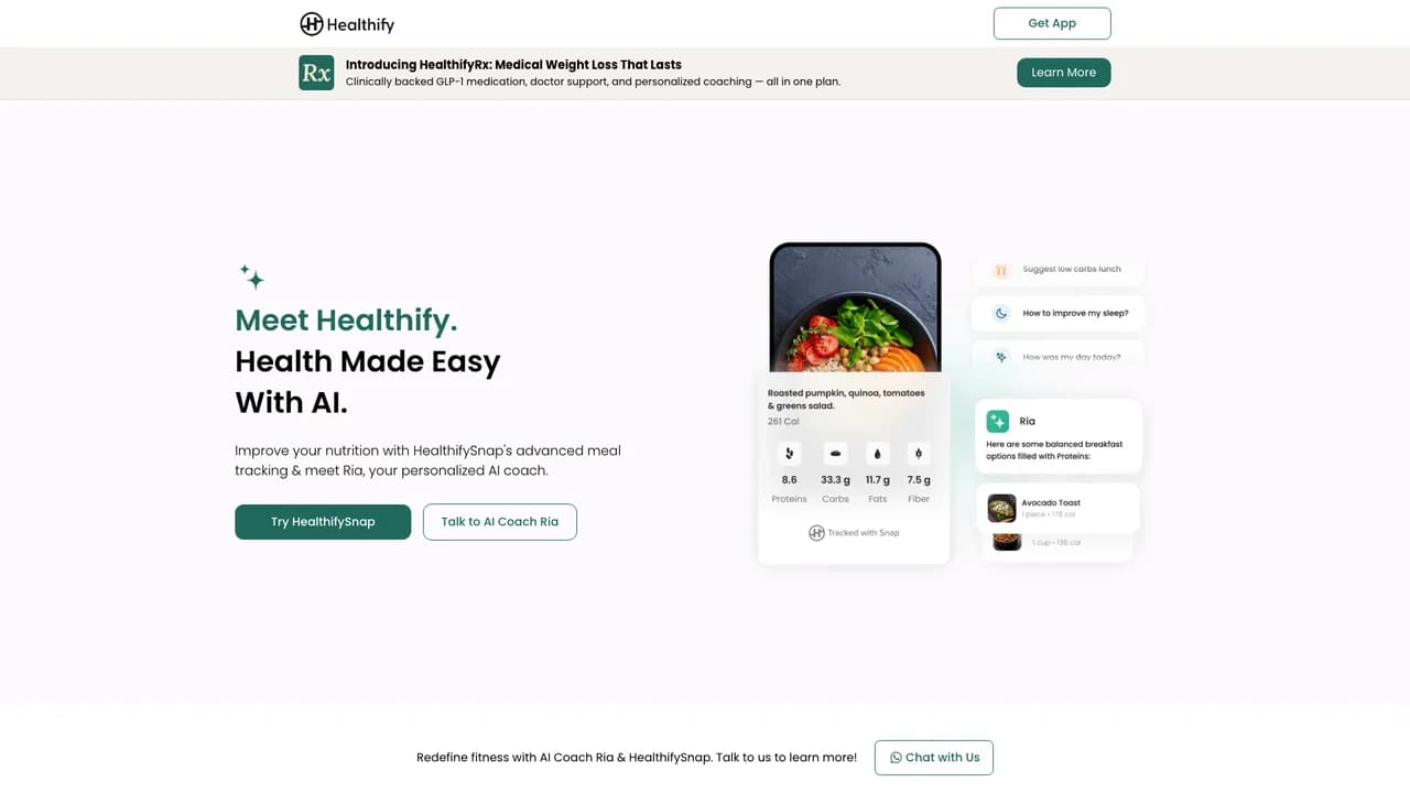 healthifyme screenshot
