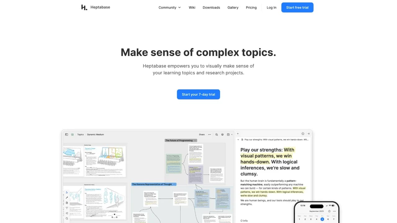 heptabase screenshot