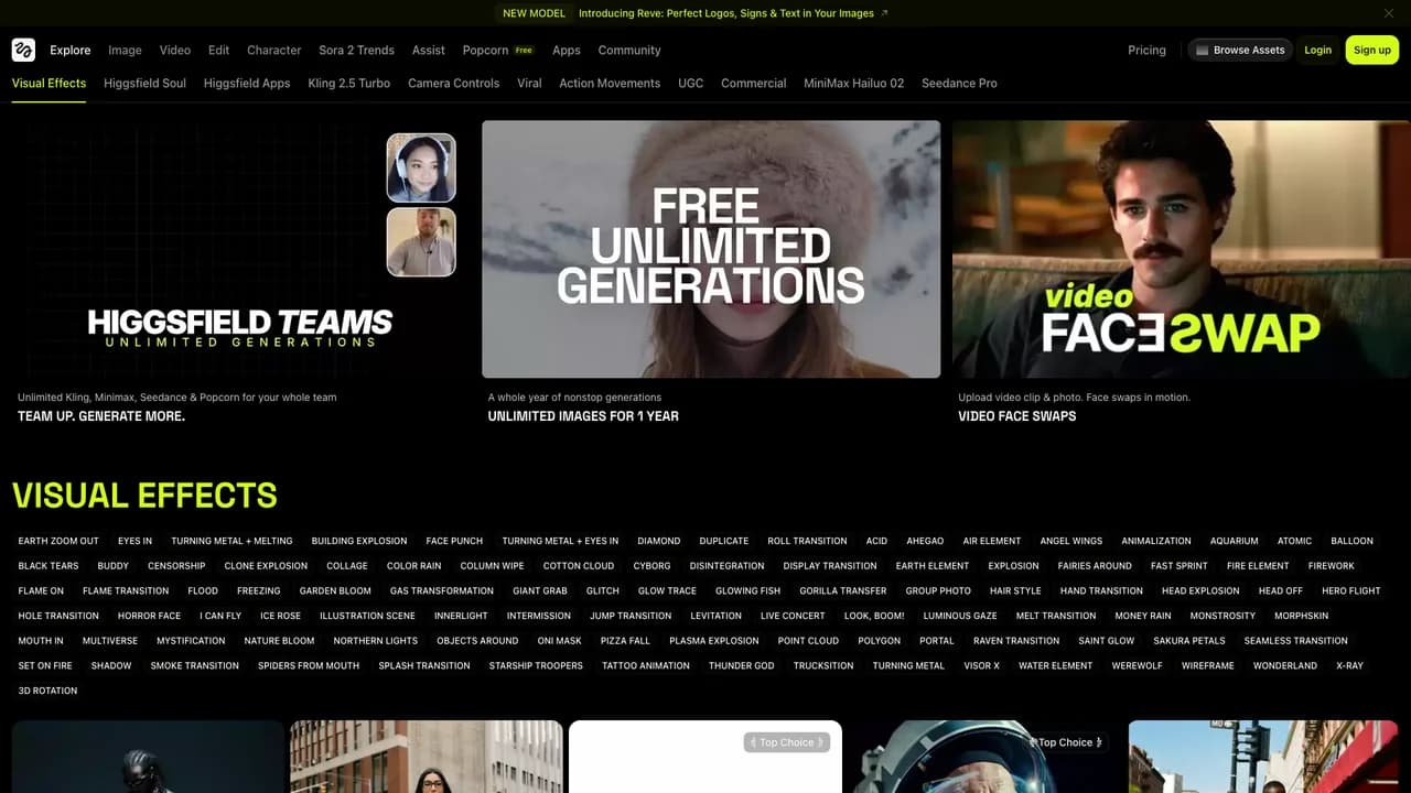 higgsfield screenshot