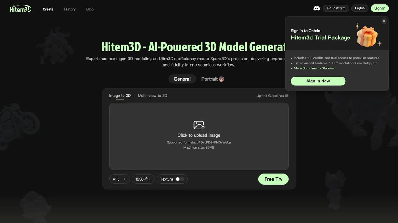 hitem3d screenshot