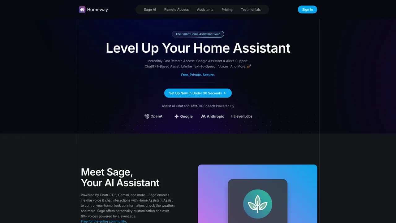 homeway screenshot