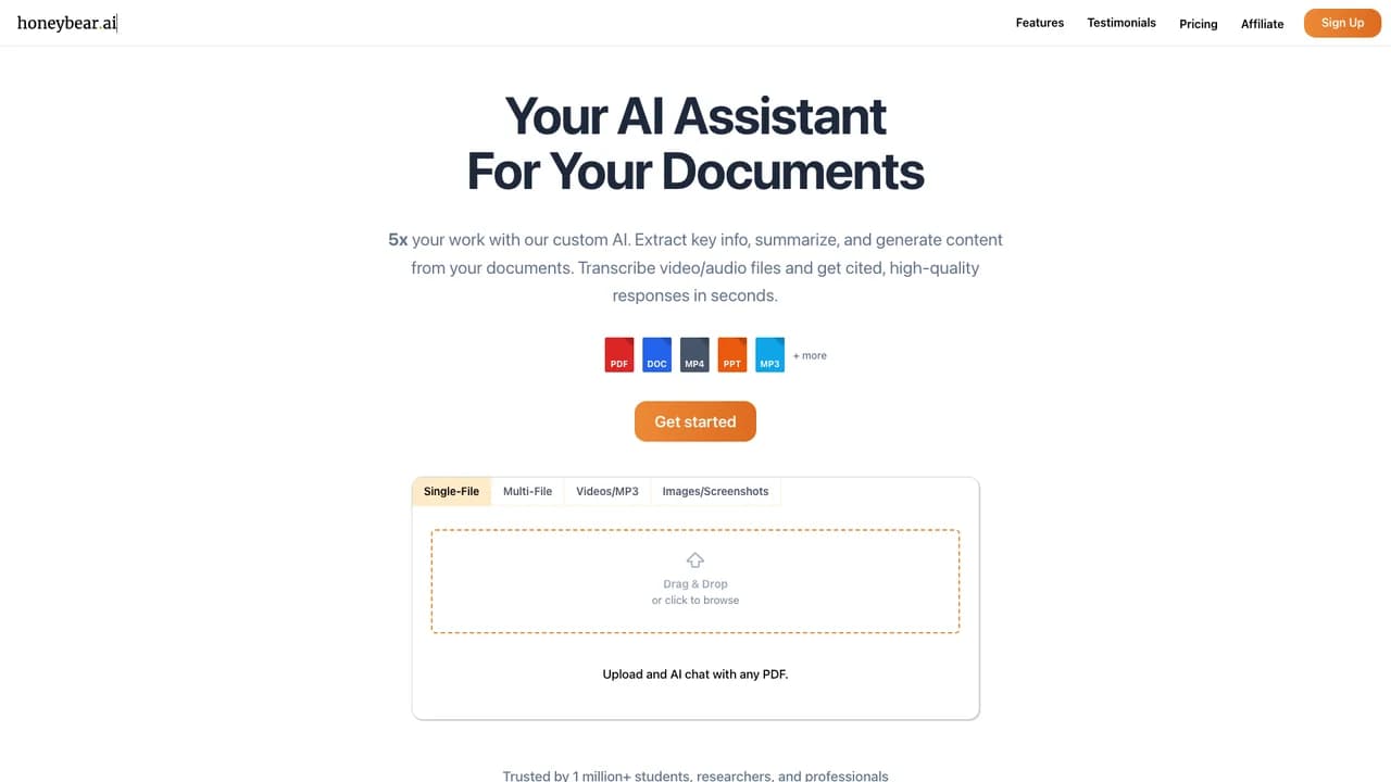 honeybearai screenshot