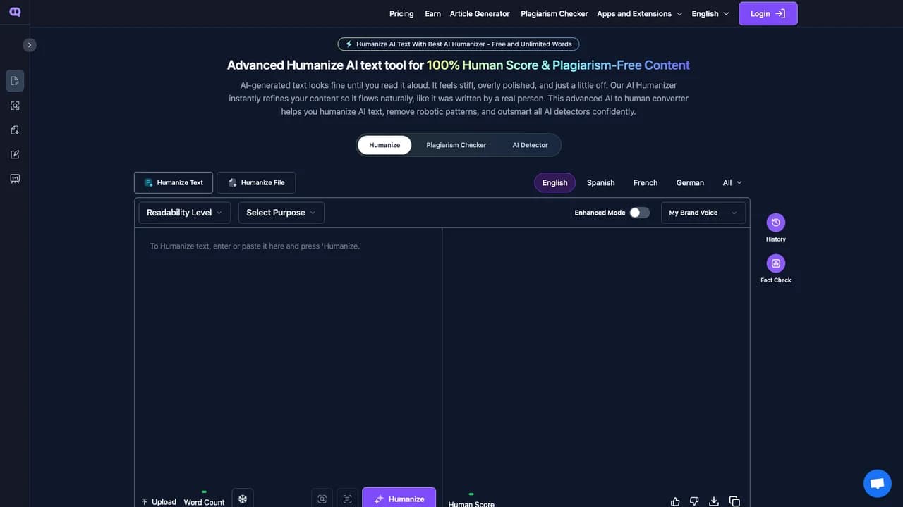 humanize-ai-text screenshot