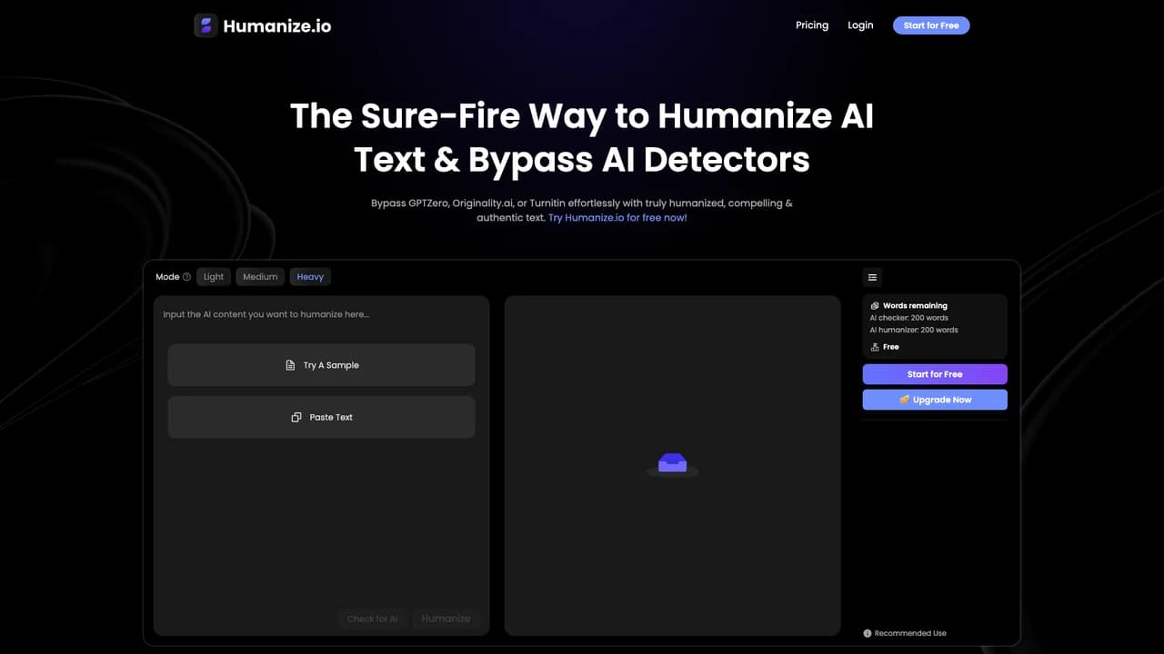 humanizeio screenshot