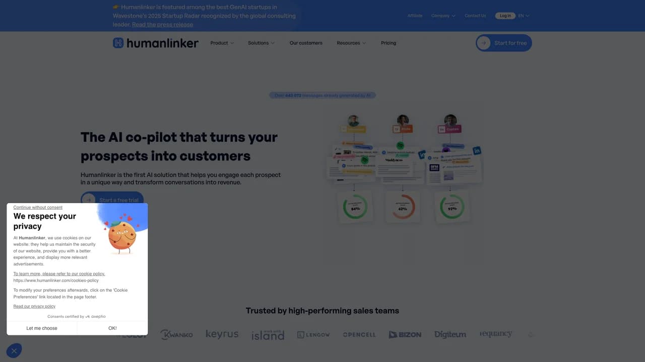 humanlinker screenshot
