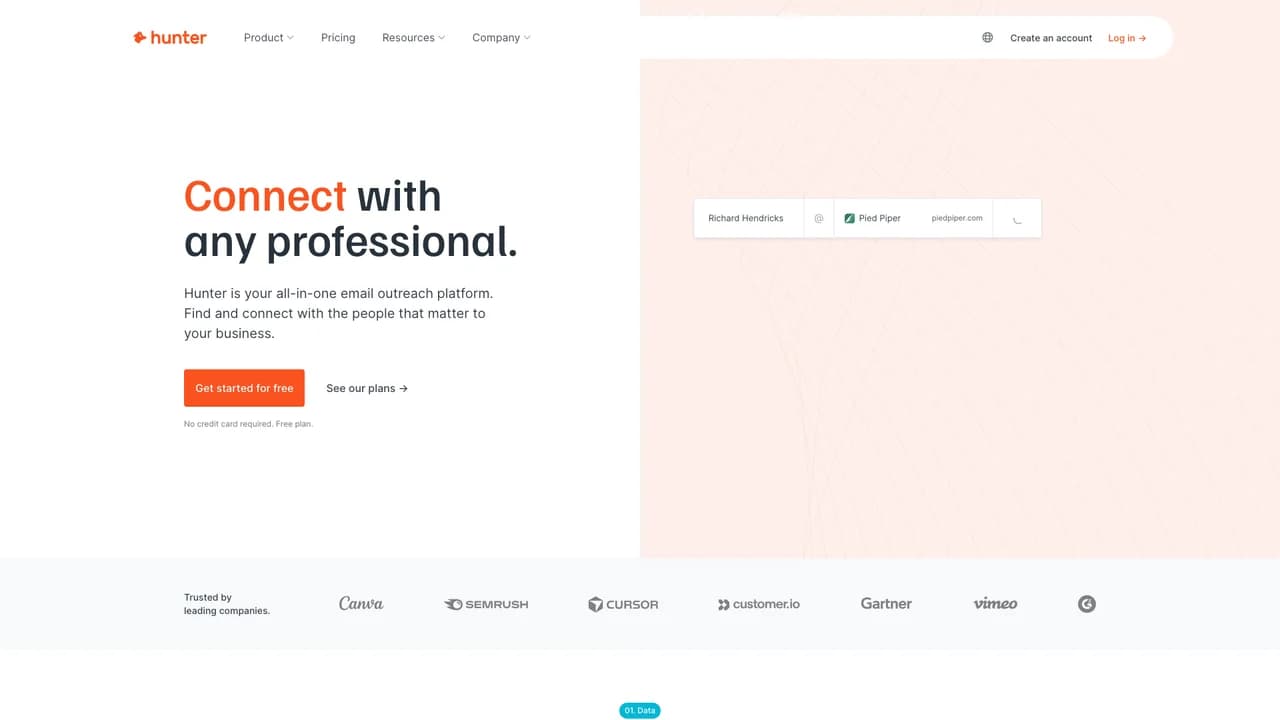 hunterio screenshot