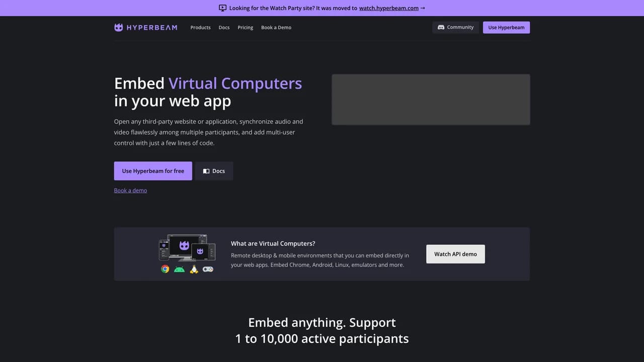 hyperbeam screenshot