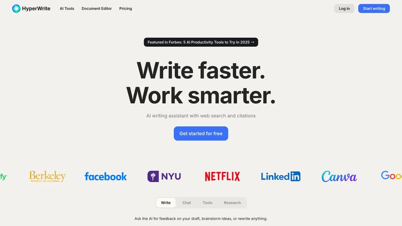 hyperwrite-ai screenshot