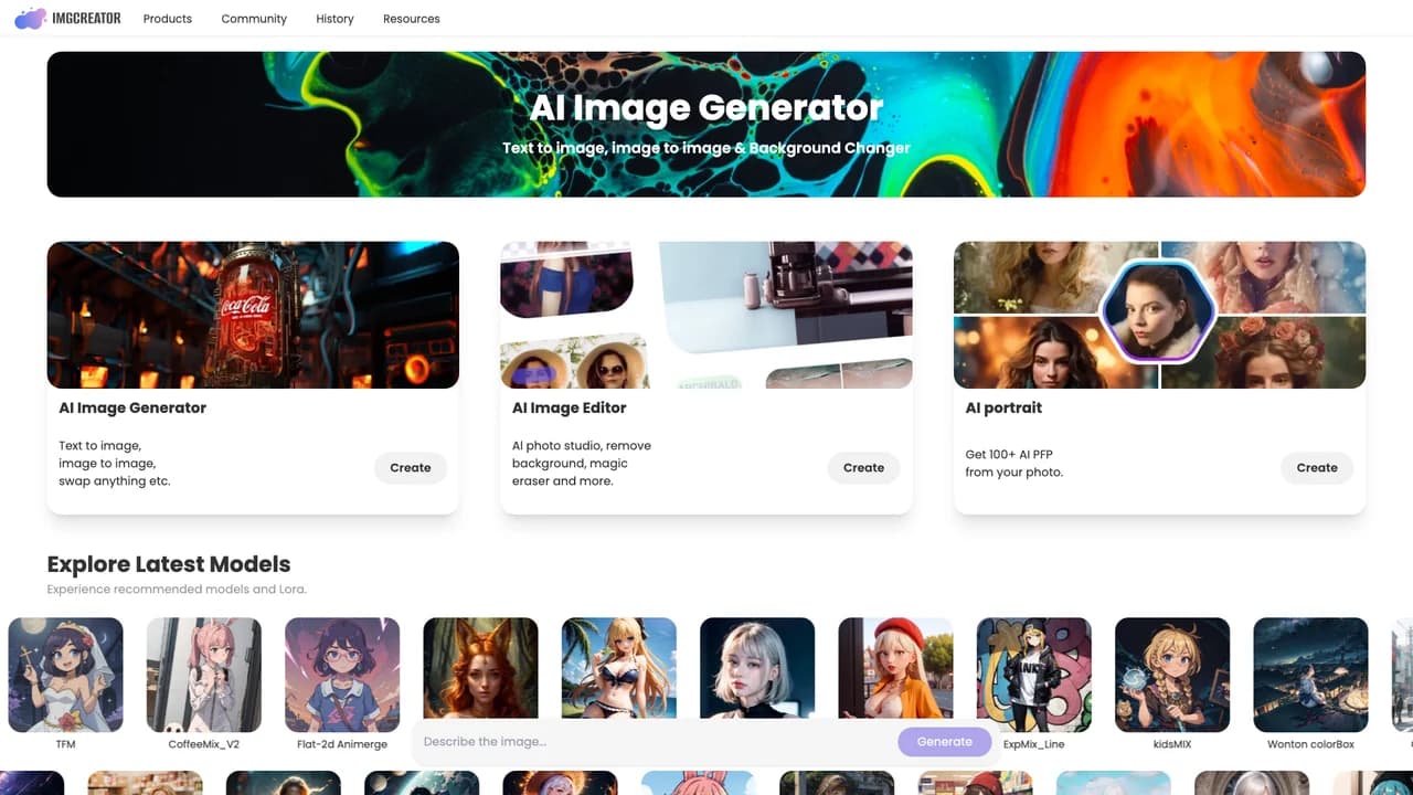 imgcreatorai screenshot