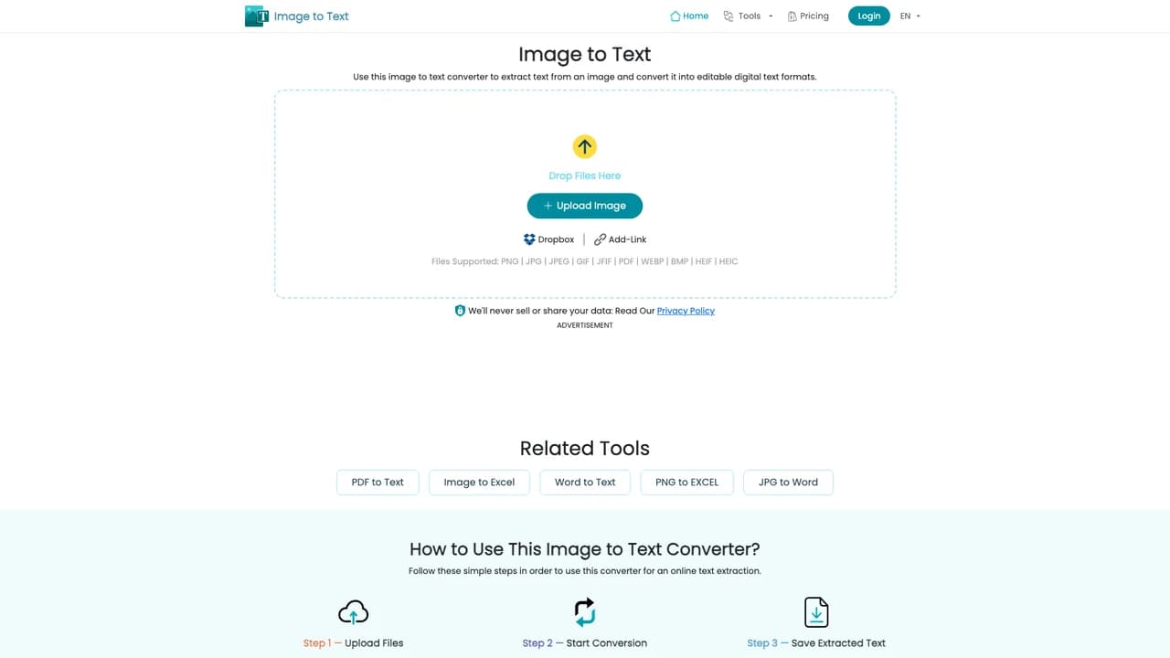imgtotextnet screenshot