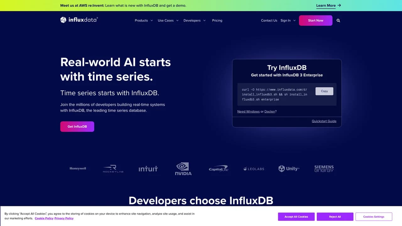 influxdb screenshot
