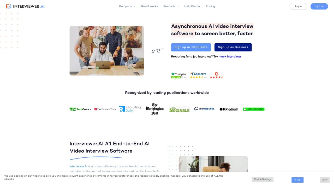 interviewerai screenshot