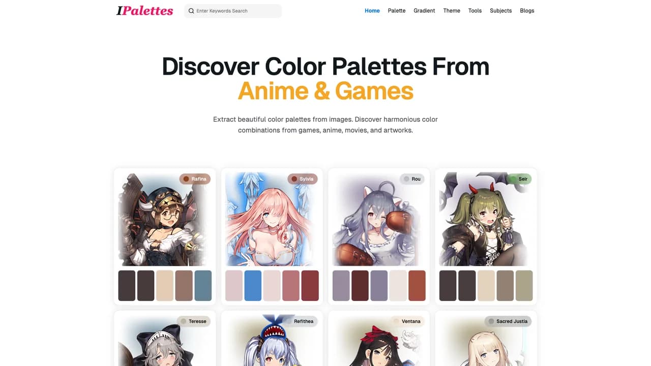 ipalettes screenshot
