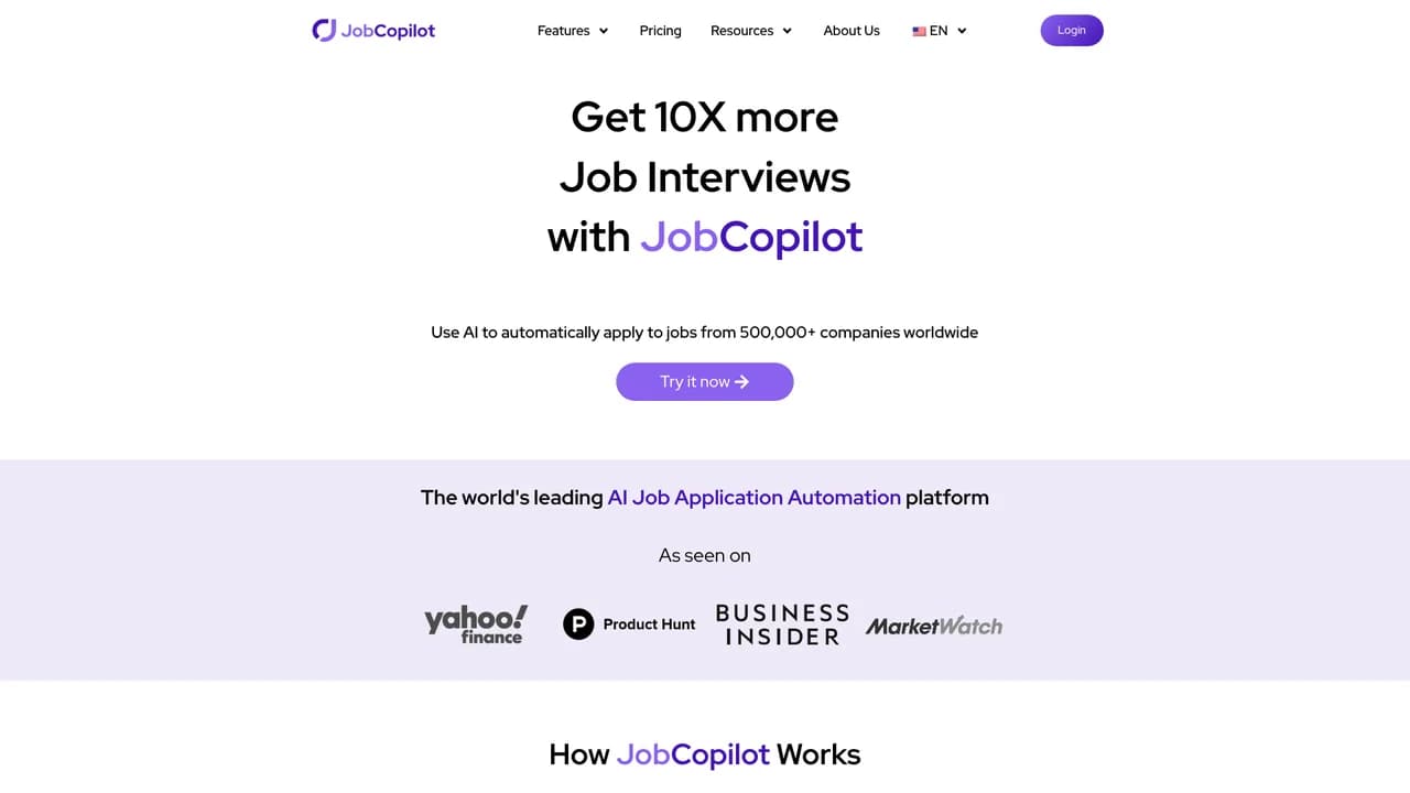 jobcopilot screenshot