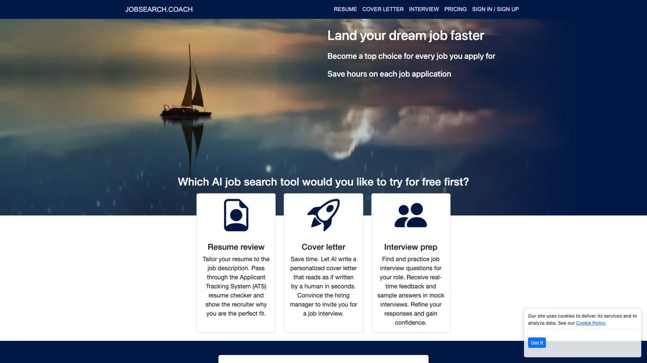 jobsearchcoach screenshot