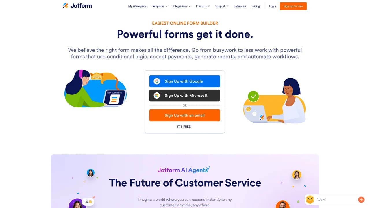jotform screenshot