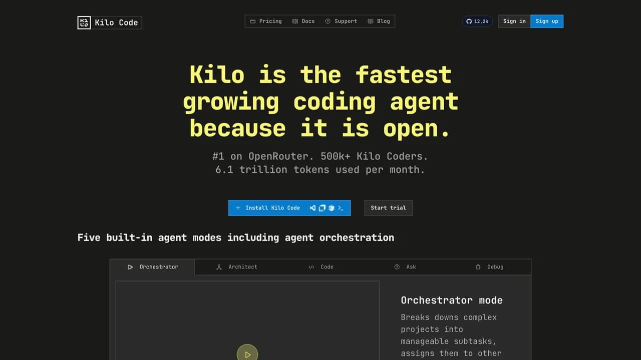 kilocode screenshot