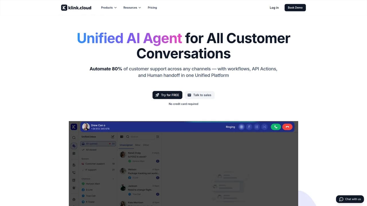 klinkcloud screenshot