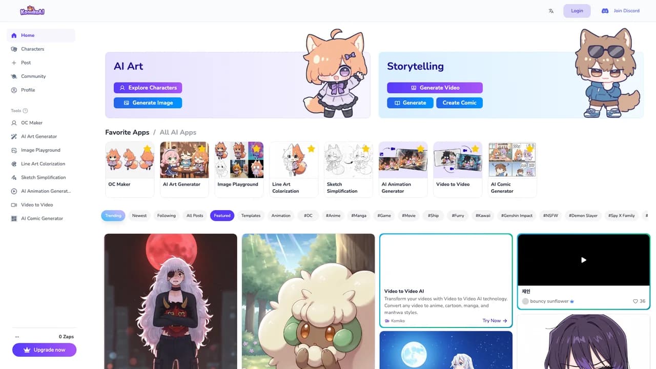 komiko screenshot