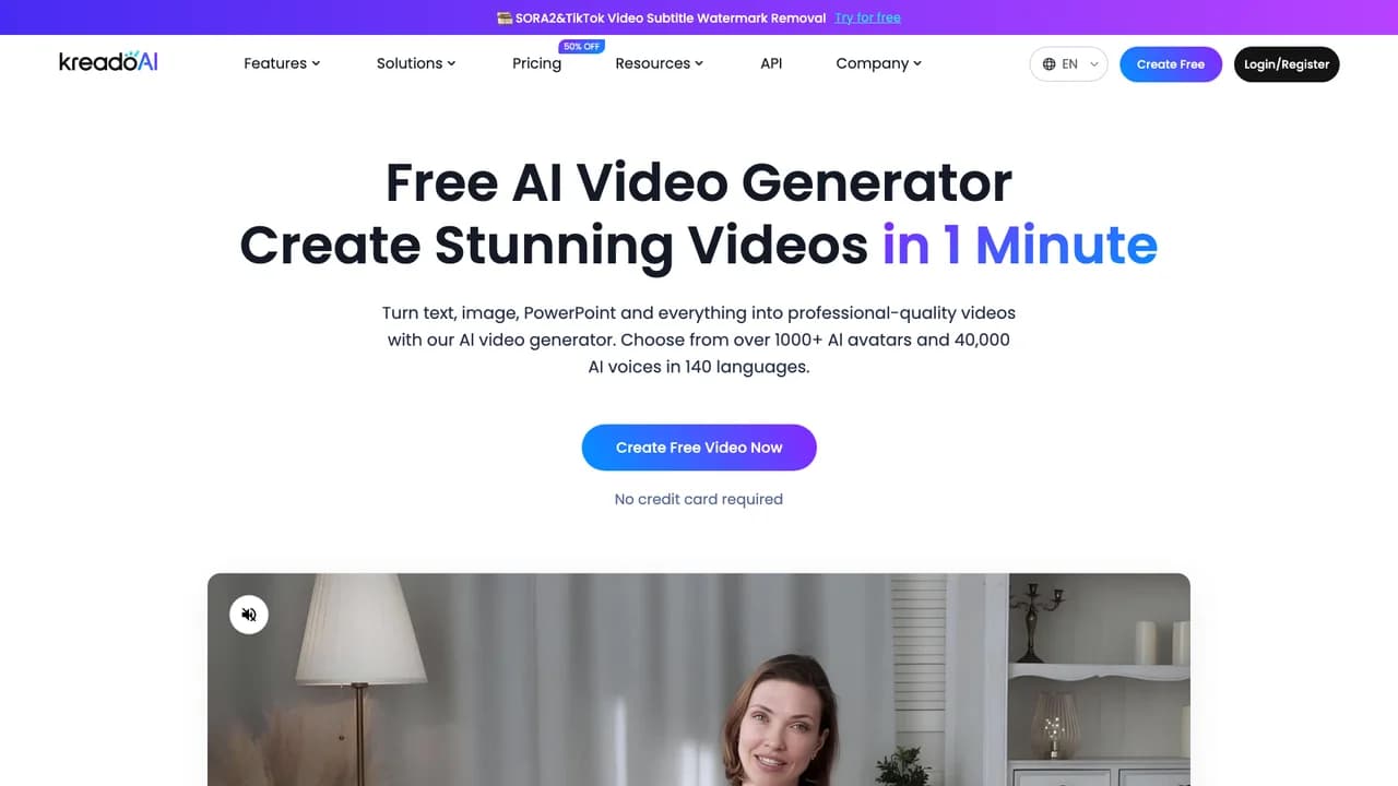 kreadoai screenshot