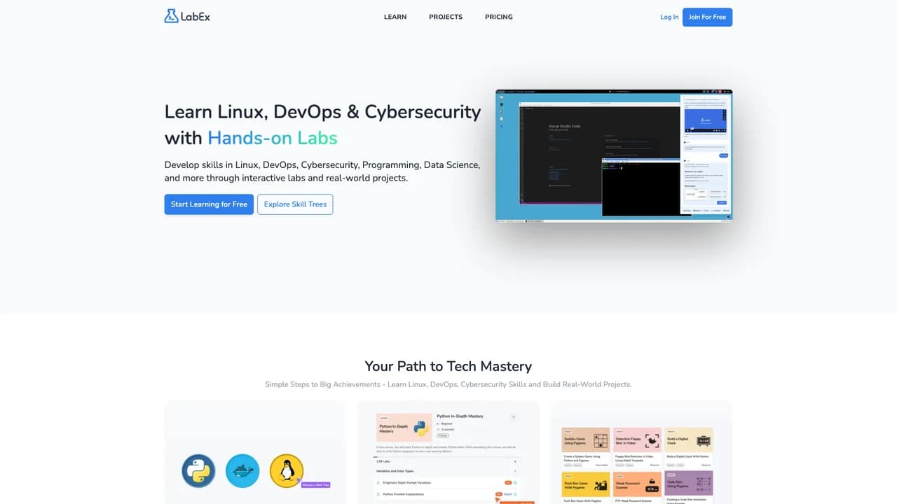 labex screenshot