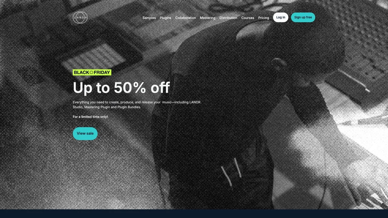 landr screenshot