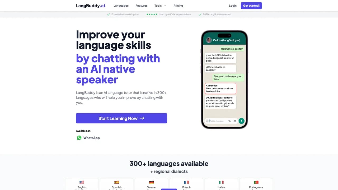 langbuddyai screenshot