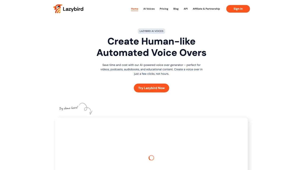 lazybird screenshot