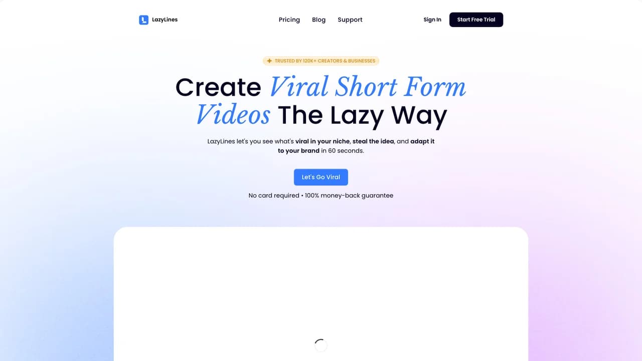 lazylines screenshot
