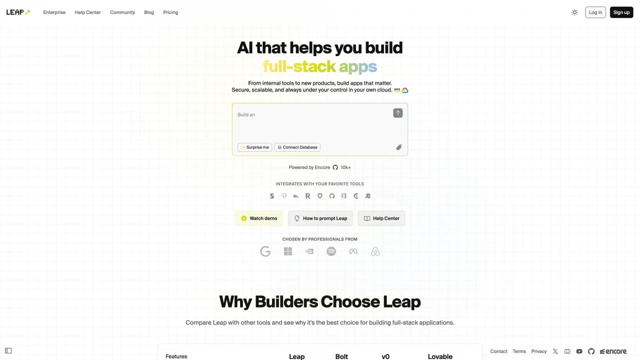 leap screenshot