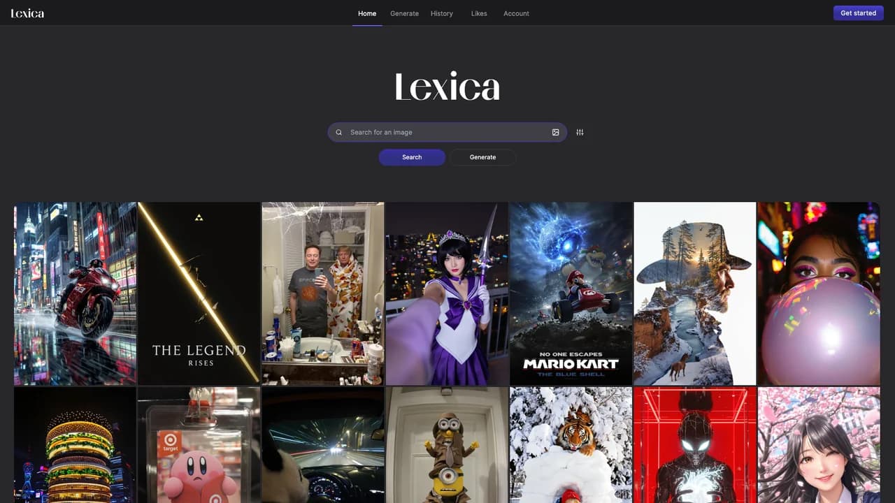 lexicaart screenshot