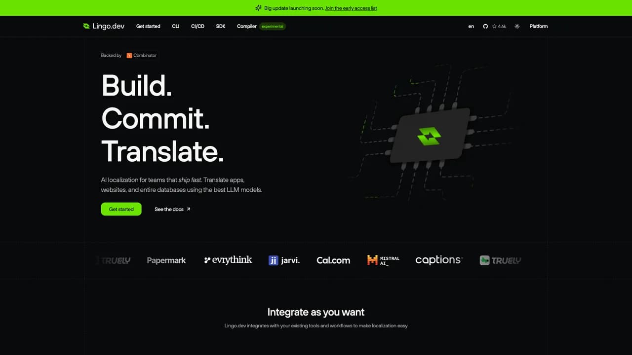 lingodev screenshot
