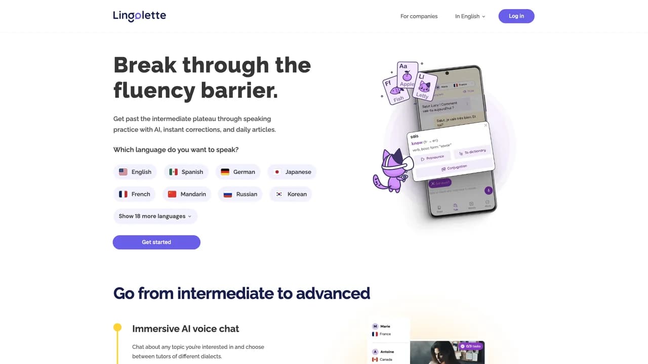 lingolette screenshot