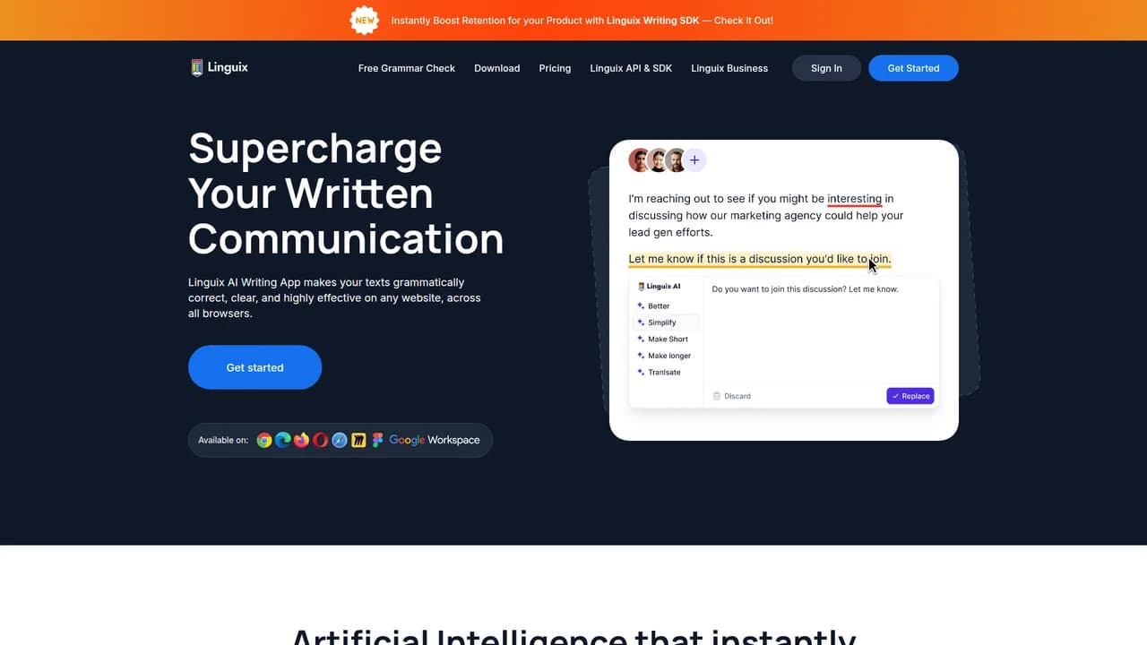 linguix screenshot