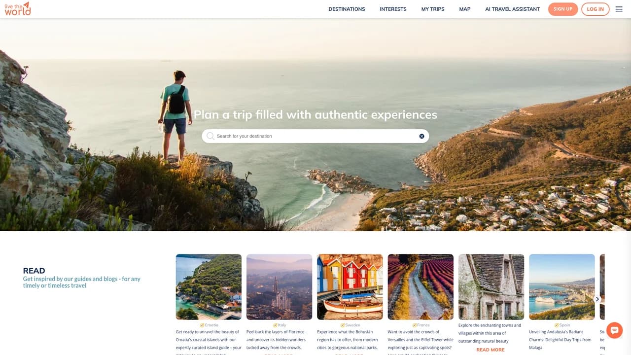 live-the-world screenshot