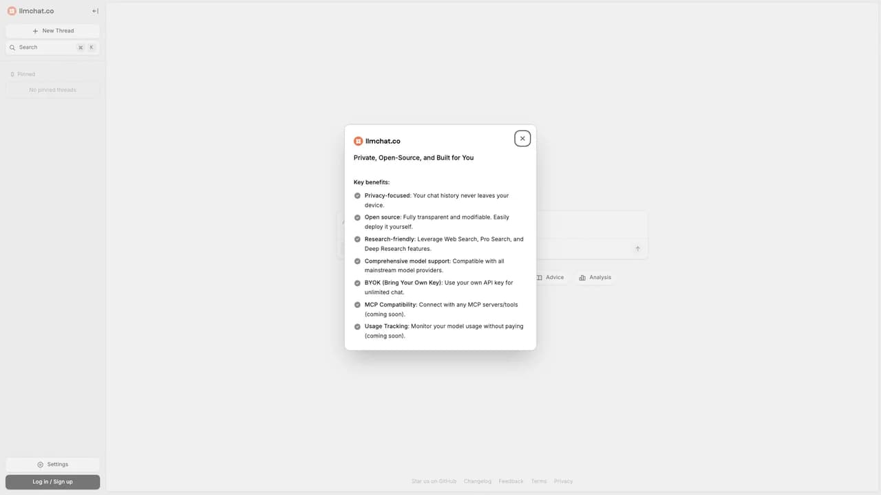 llmchat screenshot