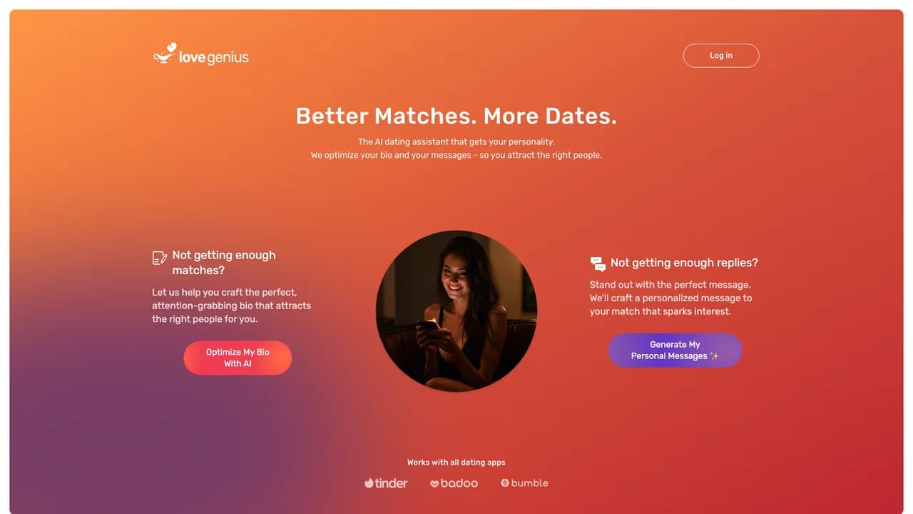 lovegenius screenshot