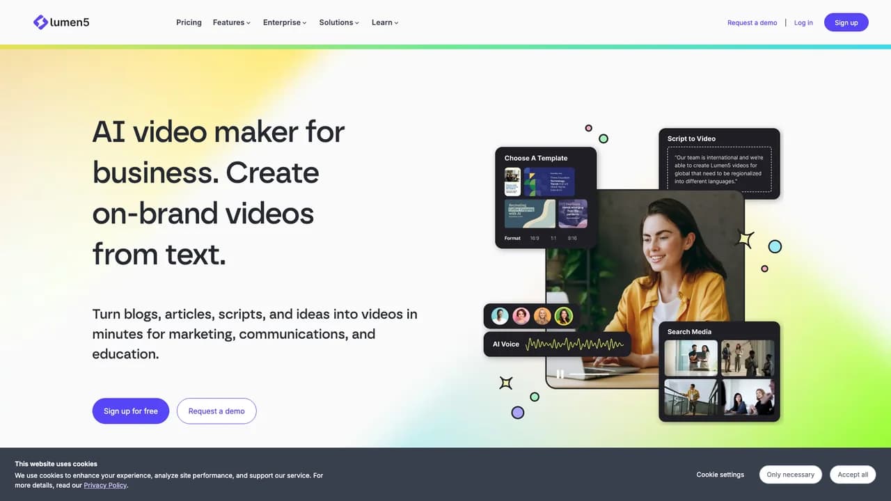 lumen5 screenshot